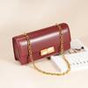Women's New Underarm Bag, Chain Bag, High-end Shoulder Bag, Baguette Design, Genuine Leather Women's Bag
