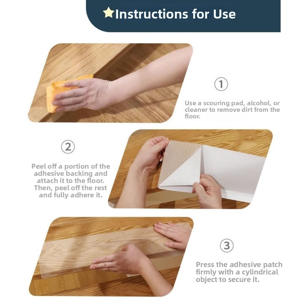 6/12pcs S-Shaped Design Anti-Slip Strips Transparent Bathtub Safety Strips for Stairs