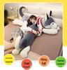 Adorable Large Husky Plush Pillow – Perfect for Bedtime & Gifts