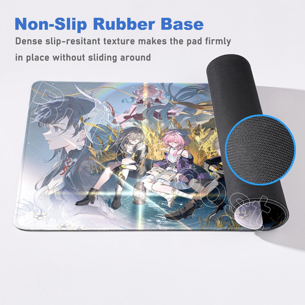 Honkai Star Rail Dan Heng Mouse Pad Evernight Cyrene Keyboard Rug PC Gamer Cabinet Mousepad Laptop Anime Gaming Desk Mat Carpet