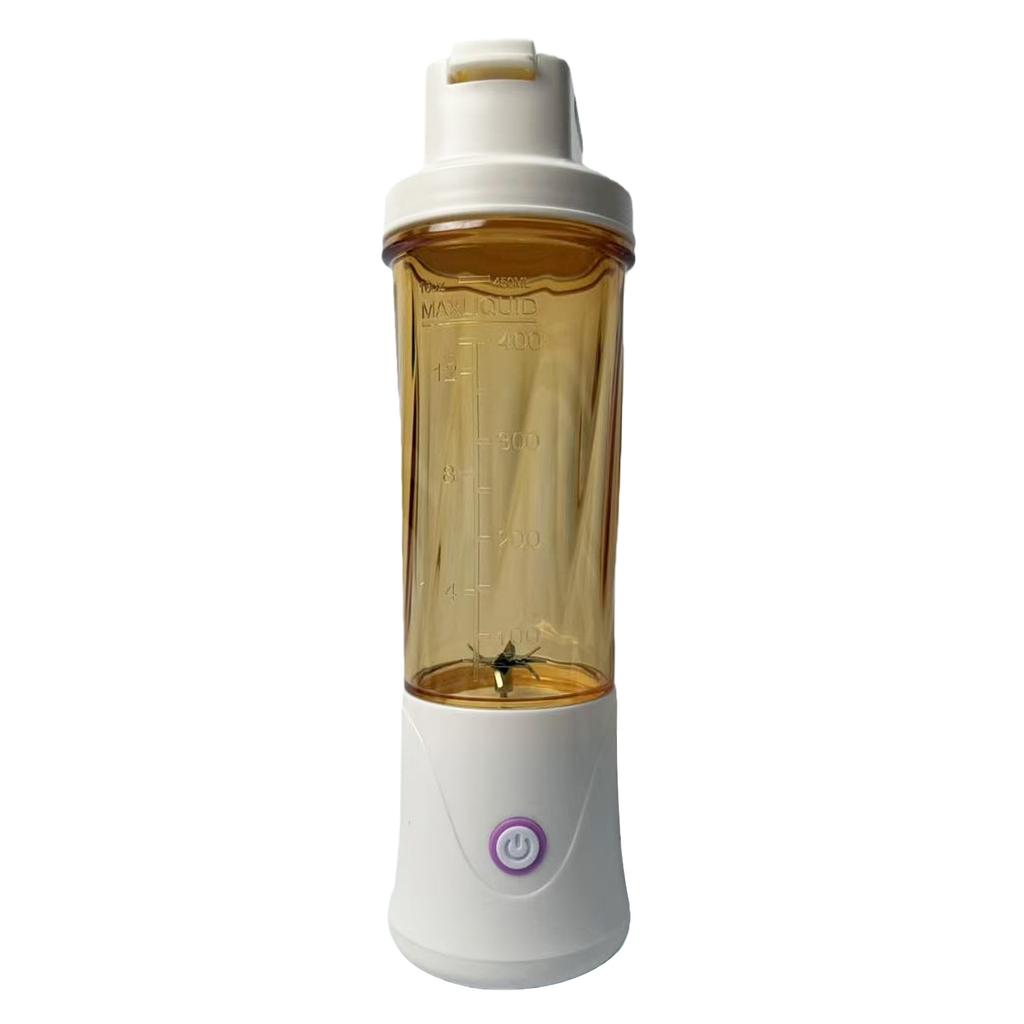 Mini Small Blender Cup for Smoothies Juicing and Food Processing 450ML Cordless Portable Juicer for Picnic/Sports/Office