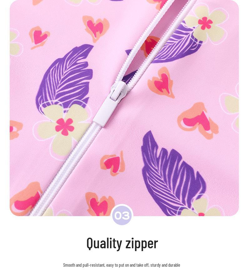 2025 New Style Girls' Cute One-Piece Swimsuit: Sun Protection Swimwear for Children and Babies