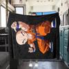1PC Krillin  Print Flannel Blanket, High quality All Seasons, Home Decor, Warmth and Comfort, Perfect for Christmas Gifts