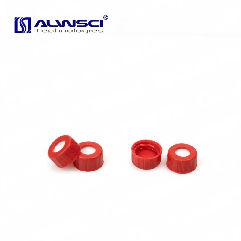 

ALWSCI Open-Hole Cap PTFE Septum for 2ML Vials