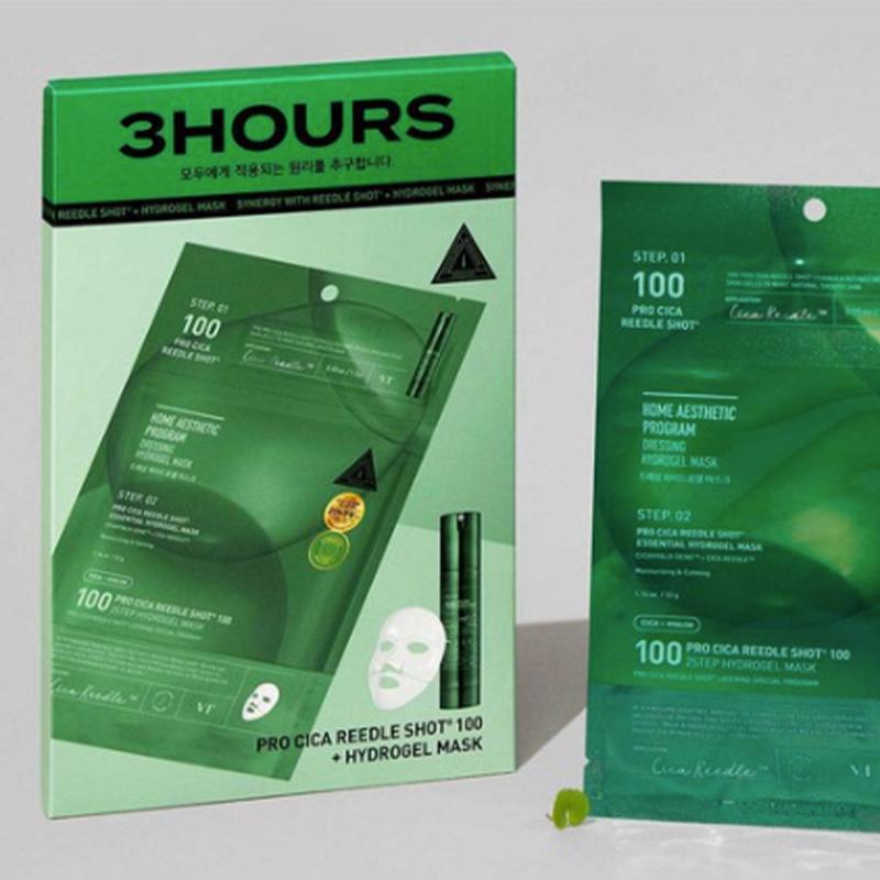 

VT Cosmetics Pro Cica Reedle Shot 100 2-Step Hydrogel Mask (4 Sheets)