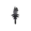 Metal Christmas Garden Stake Santa Claus Yard Decoration Outdoor Holiday Metal Art Sculpture for Lawn Patio