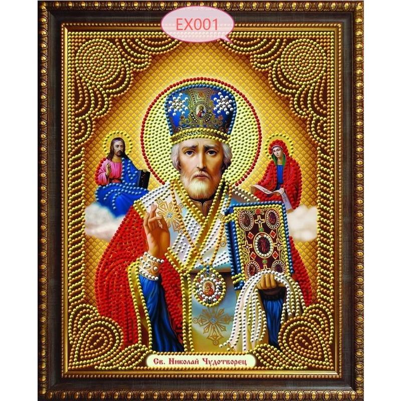 

5D DIY алмазные картины Религия икона лидера Алмазная мозаика настоящие религиозные мужчины Алмазная вышивка стразами 37*47 см EX001