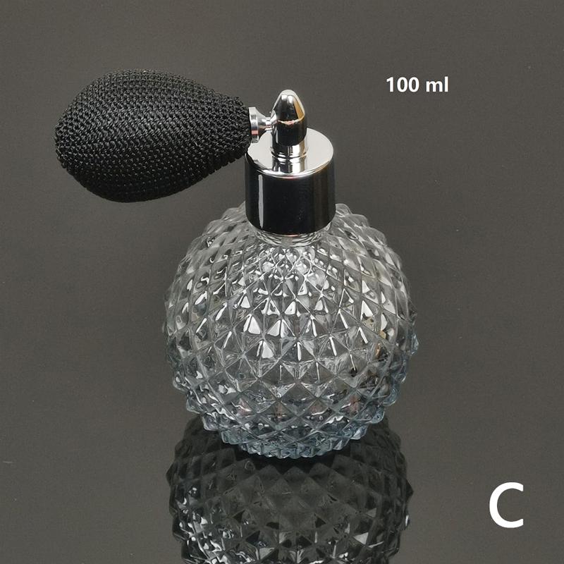 Vintage Crystal Perfume Bottle Spray Atomizer Glass Bottle Lady Gift Refillable