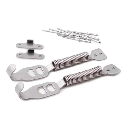 Automotive Clip Stainless Bonnet Springs Fastener Clips Car Hood Spring Pin Hood Pin Lock Kit Hood Clips