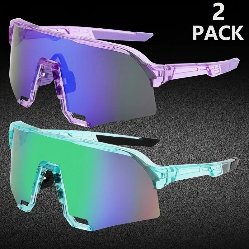 6PCS Cycling Sunglasses Men's Sports Casual Women's Outdoor Anti-glare UV400 Cycling Glasses