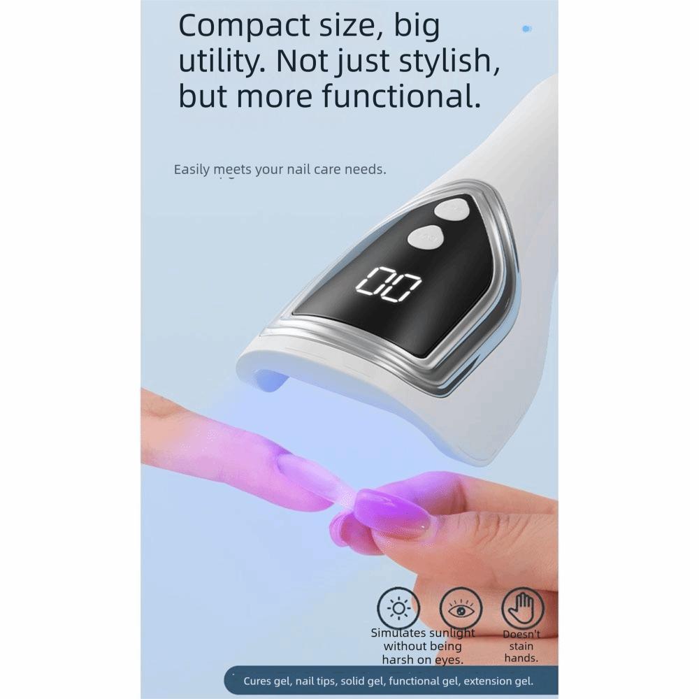 Rechargeable Handheld UV Nail Lamp Portable LED Gel Nail Curing Lamp Nail UV Light  Home Use
