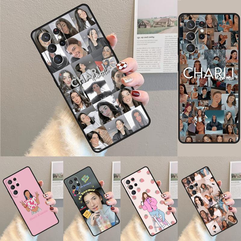 Charli D'amelio Aesthetic Phone Case for Samsung Galaxy Note 10 Pro S26 Ultra S23 S24 FE S25 S21 S22 PLUS Shockproof Cove