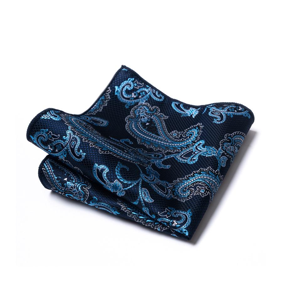 Men's Silk 1200-Needle High-Density Pocket Square