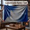 Custom Name Flannel Throw Blanket Brighton & Hove Albion Football Pattern Warm Home Decoration