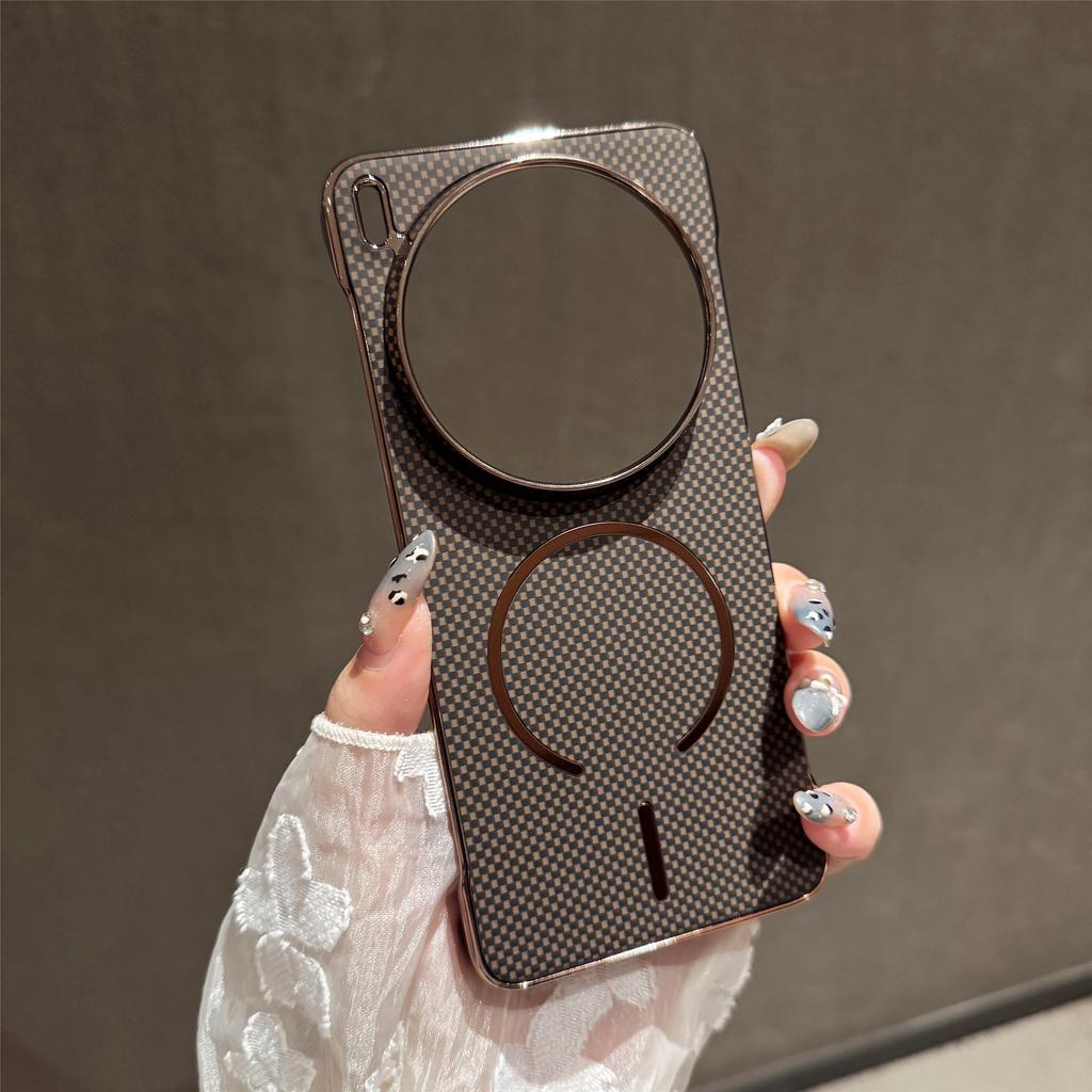 Electroplating Borderless Magnetic Phone Case For VIVO X200 S Pro Mini Ultra For Magsafe Wireless Charge Cooling Slim PC Cover