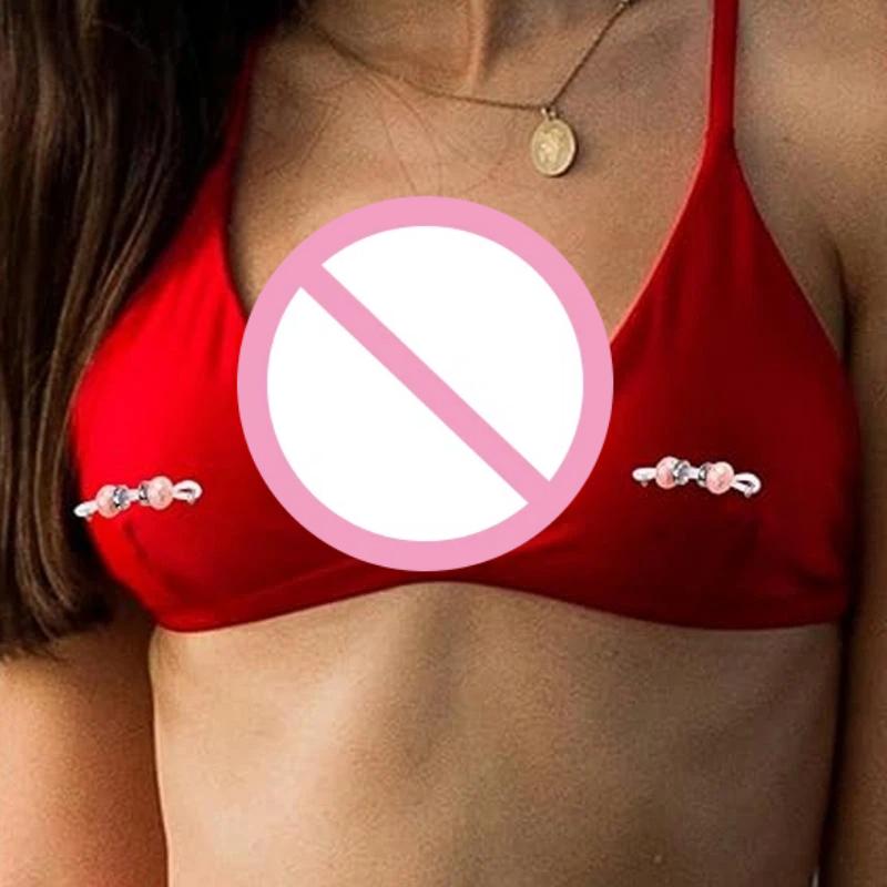 1 Paar Nippelklemmen Nippelklemmen Nicht-Piercing Brustklemmen Erwachsenenspiele Sexspielzeug Für Frauen Paare