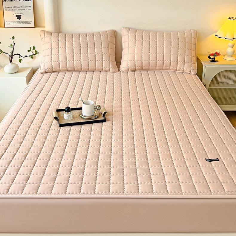 A-Class Antibacterial Quilted Waterproof Incontinence Mattress Protector Cover, Simmons Fitted Sheet, Universal Four Seasons.