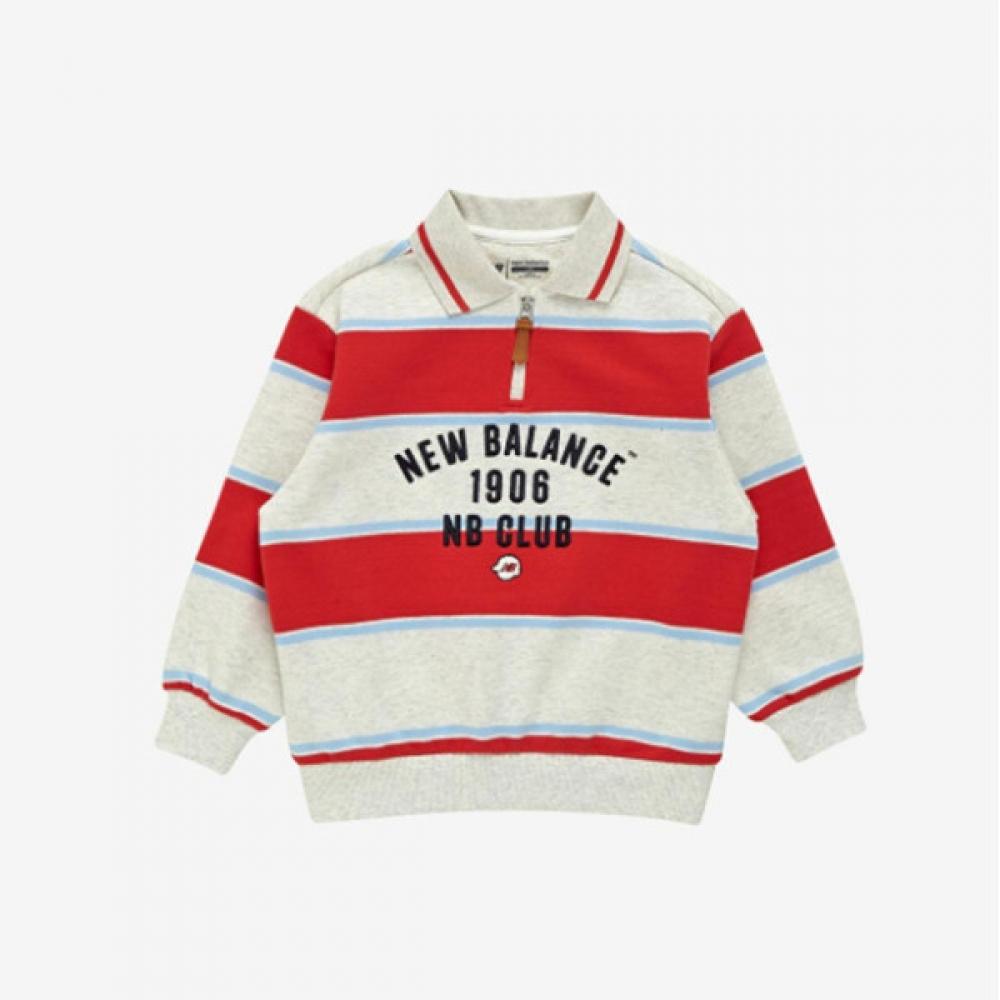 New Balance Kids Border Stripe Sweatshirt Top B1 Nk9cf1104u 19 20