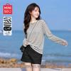 Women's Striped Long-Sleeve T-Shirt