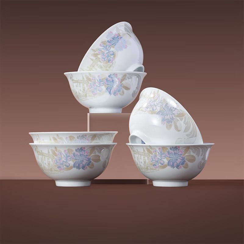 Набор керамических пиал для риса из Цзиндэчжэня