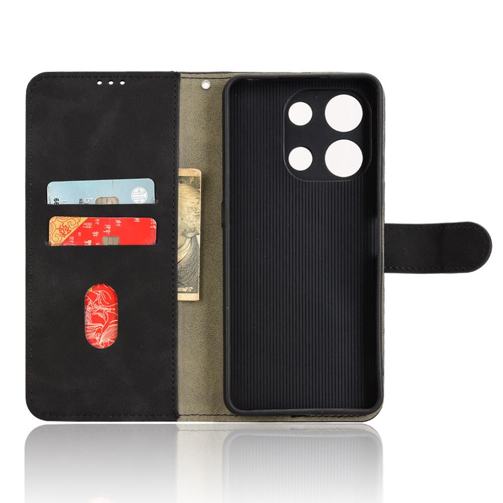 

For Umidigi Note 100 Leather Case Skin Feel Anti Drop Wallet Flip Phone Cover Blue