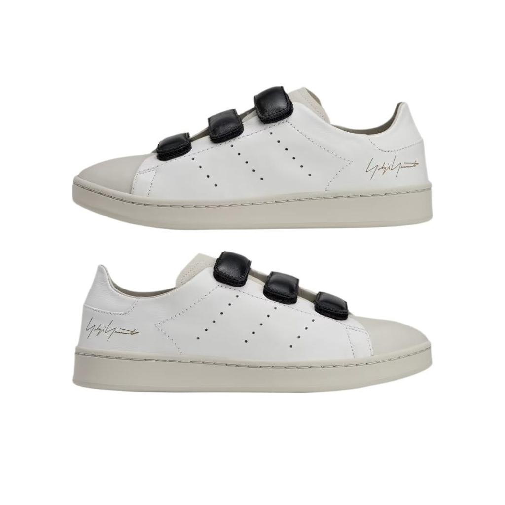 adidas Y-3 Stan Smith Hook & Loop Talc Black Unisex Sneakers Cream Core-White JQ5000