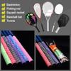 Gradient Colorful Fishing Rod Sweatband Thickened Badminton Racket Grip Tape  Tennis Racquet