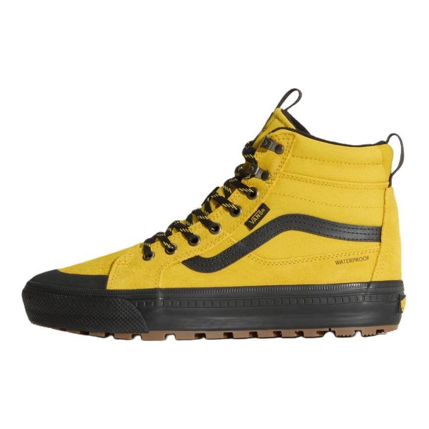 Vans Sk8 Hi Waterproof And Thermal Support High Top Outdoor Shoes Unisex Yellow Sneakers VN000DAQYLB