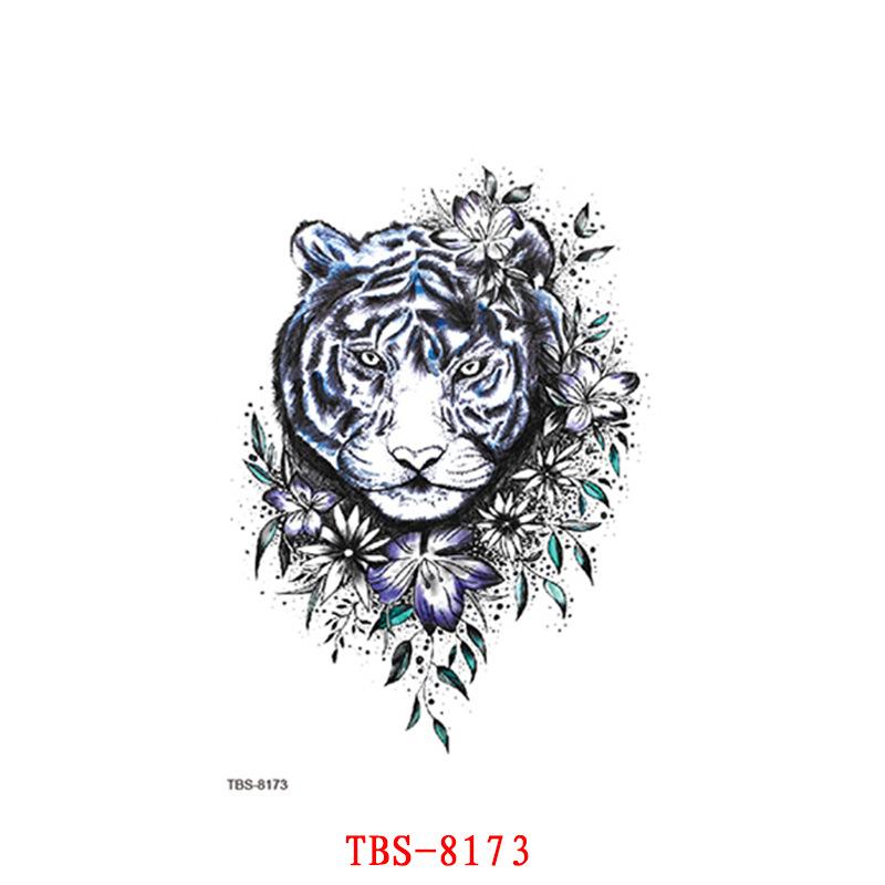 Waterproof Tattoo Stickers, Totem Animal Flowers, Tattoo Stickers Tattoo