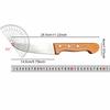 Wood Handle Kitchen Boning Butcher Knife Sharp Stainless Steel Chef Knife for Cutting Meat Beef Vegetables Fruit