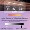 Wireless Solar Powered Demon Eye Car Light Suction Cup Smart LED Lights Cool EYE Ambient Lights