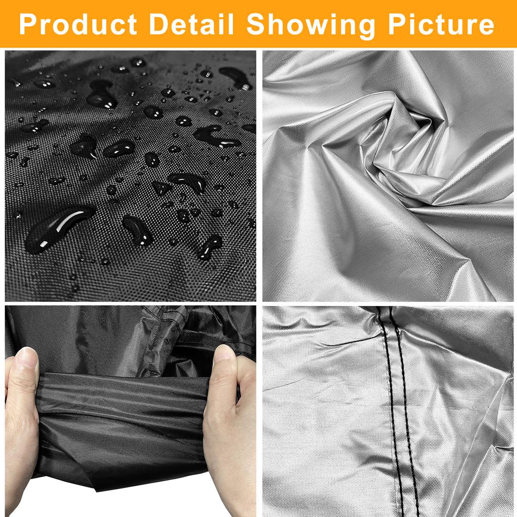 Outdoor Patio Garden Furniture Cover L-Shaped Heavy Duty Waterproof Rain Snow Chair Couch covers for Sofa Table Dust Proof Cover