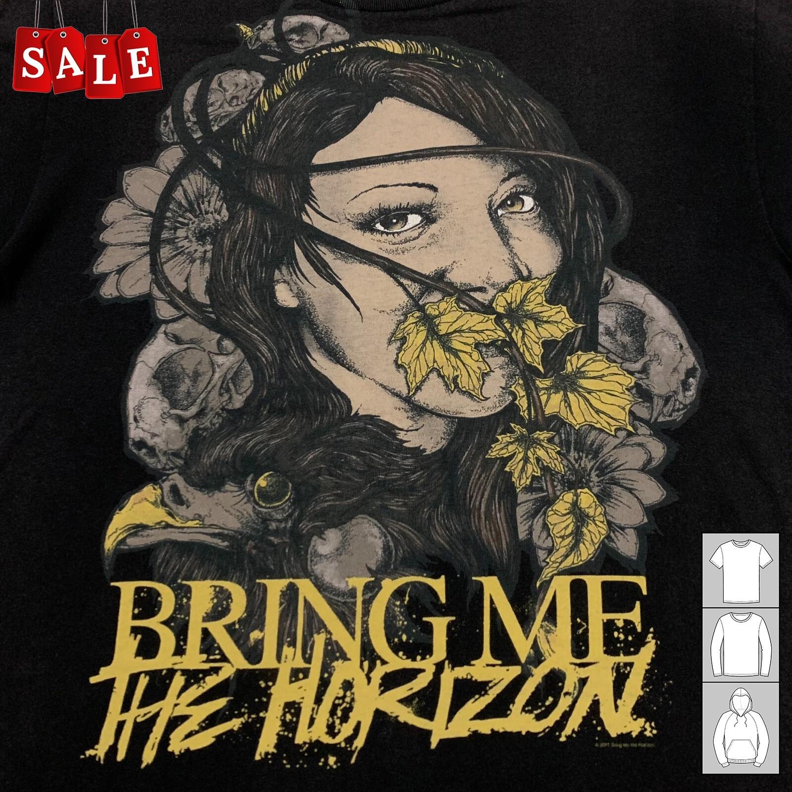 New Popular Bring Me The Horizon Concert Black S-235XL Shirt LW643 S