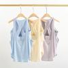 Women's Shockproof Summer Yoga Vest with Chest Pad - 2-in-1 Loose Running Fitness Top