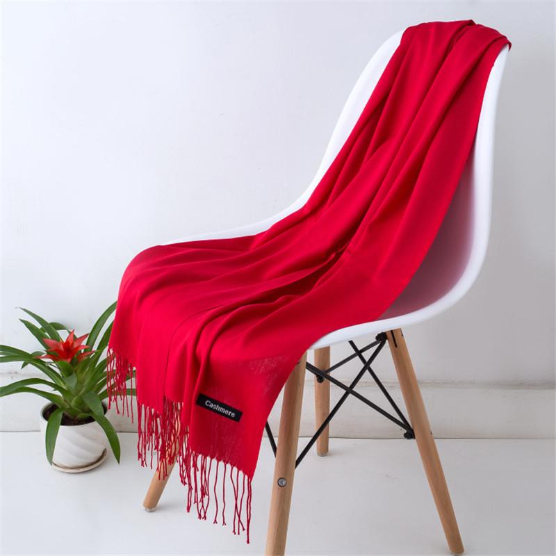 Summer Women Hijab Scarf Thin Shawls And Wraps Lady Solid Female Hijab Stoles Long Cashmere Pashmina Foulard Head Scarves
