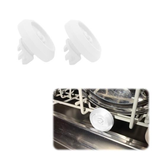 Yousheng 1 Pair Dishwasher Rack Roller Compatible for Miele G Series, Professional Dishwasher Rack Roller, Replacement Wheel for Lower