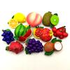 16 Types of Fruit and Vegetable Refrigerator Stickers Resin Crafts Magnetic Minimalist Refrigerator Stickers Home Decoration