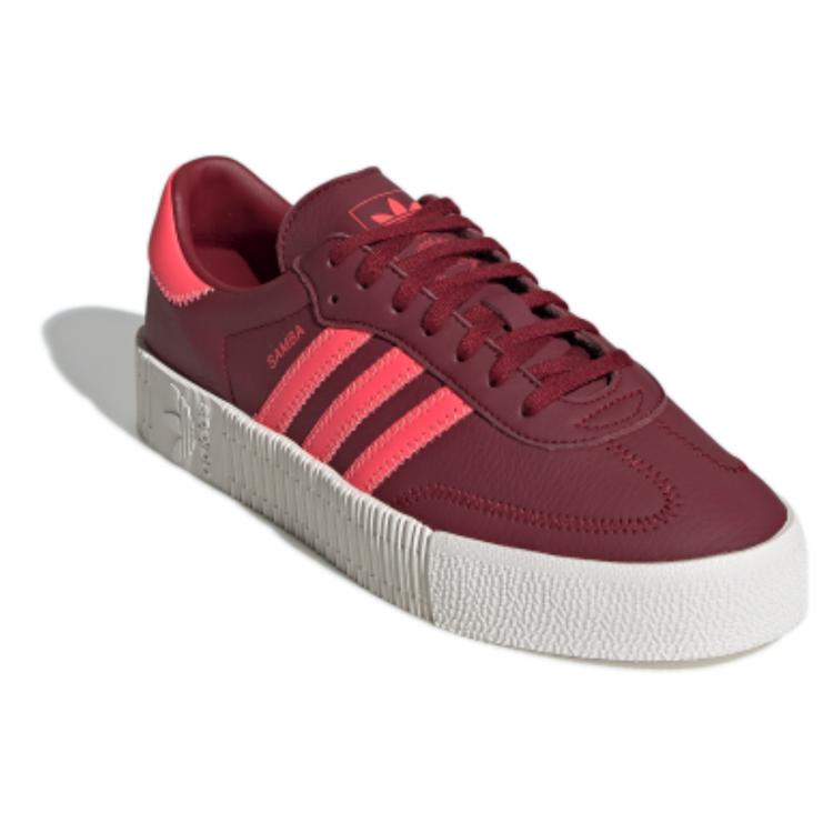Adidas Sambarose W 'Dark Red White' Women's EE7045