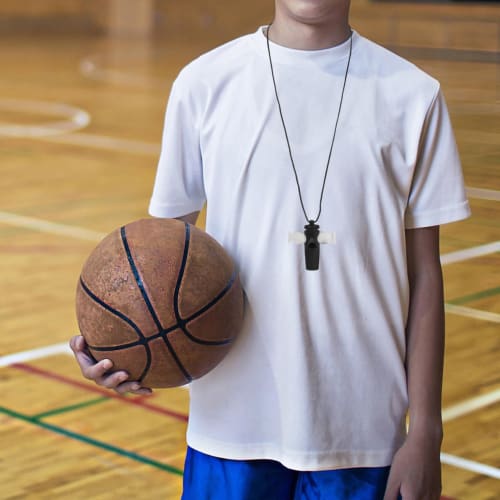 FUNOMOCYA Samba Whistle, Black, Adult, Professional Samba Whistle, Slide Whistle, Percussion Whistle, Black