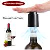 Vacuum Pump Wine Saver Cap Stopper Date Scale Record Retain Preserver For Wine Bottles Corkscrew Kitchen Automatic Keep Fresh 7