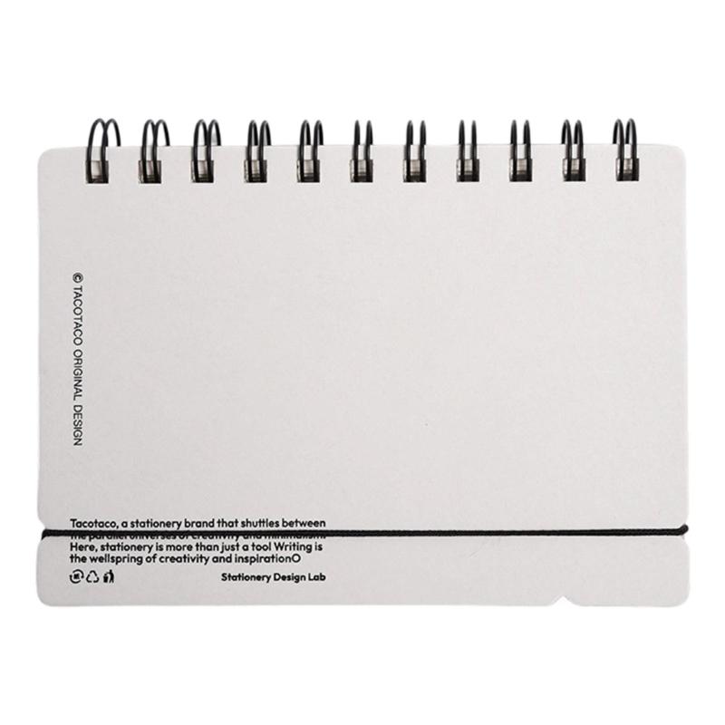 

Compacts A6 Size Notebook Planner Scheduling Journal with Simple Color And Quality Paper Design For Convenient Use белый