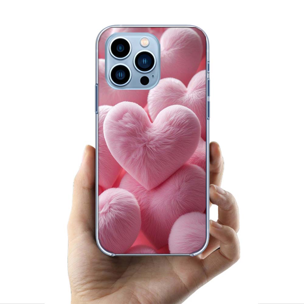 

Furry Heart Cases Phone Case For Iphone 17E 16E 17 Air 16 Pro Max 15 Pro 14 Plus 11 13 12 Mini Cover Cases Compatible with Suita iPhone 13