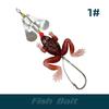 Oeny 6.25g Rotating Sequin Weedless Frog Fishing Lure
