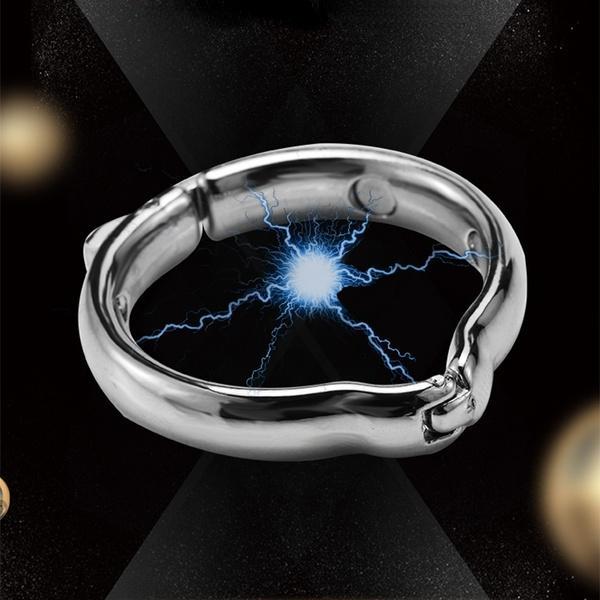 Metal Penis Ring For Men Glans Ring Adjustable Magnetic Sleeve Male  Ring Sex Toys