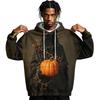 Men's Halloween Print Pullover Hoodie Long Sleeve Sweatshirt