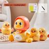 Children's Musical Crawling Duck Toy with Magnetic Suction and Lights for Early Education