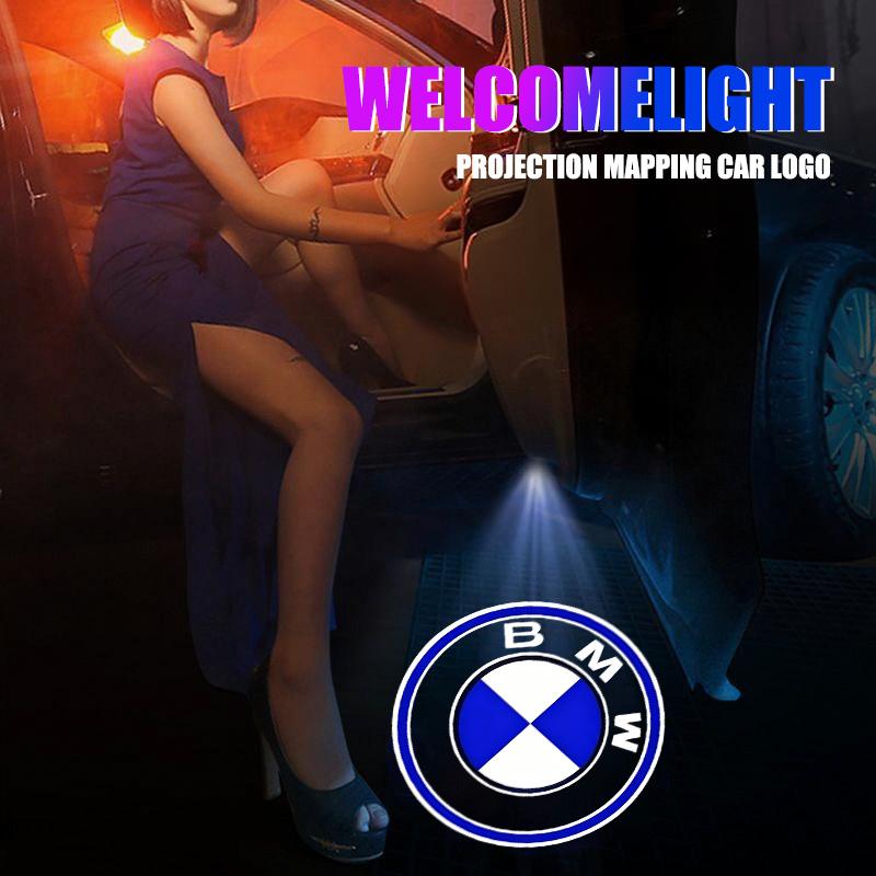 2Pcs Led Car Door Light Welcome Projector Logo Ghost Shadow Lamp For BMW G20 G21 G29 Z4 M4 G02 M8 X7 G07 G01 i4 ix40 Accessories nlvc53