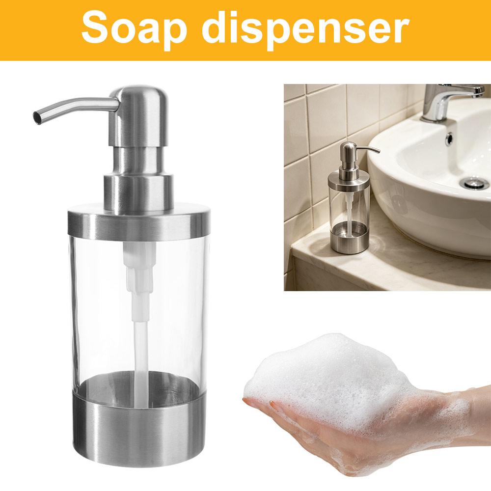 Press Type Manual Shampoo Dispenser 350ml Capacity Shower Gel Dispenser  Home Office
