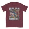 Bombardiro Crocodilo Cotton TShirt For Men Summer Italian Brain Tralalero Tralala Funny T Shirts O Neck Harajuku Tee Shirt