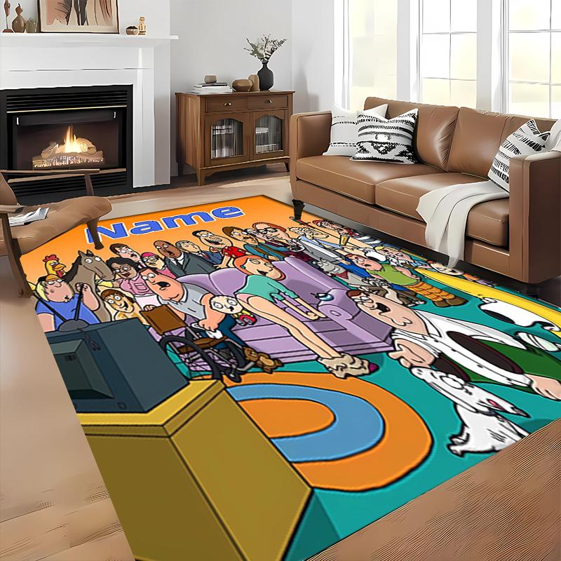 Custom personalization Family Guy Area Rug - Perfect For Kitchen, Bathroom,Laundry Room Decor Large Size Available,Gift All Seasons